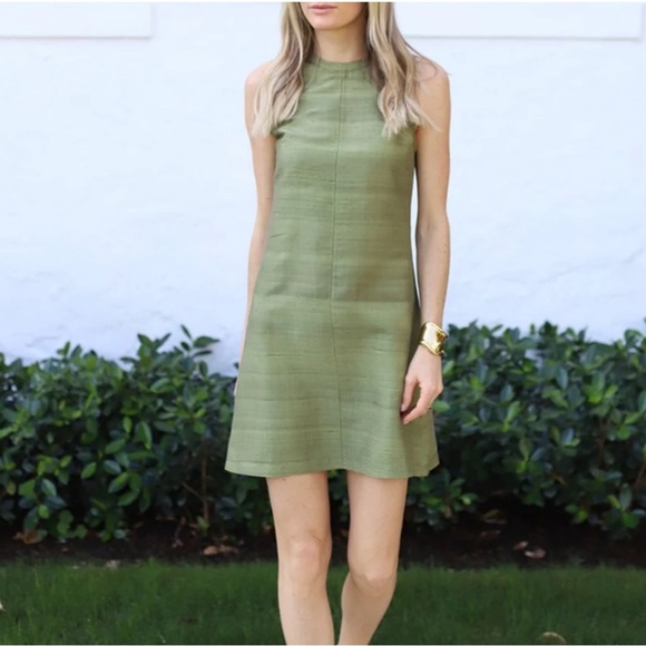 NWT Julia Amory Baby Jane dress moss, size S - Picture 4 of 4